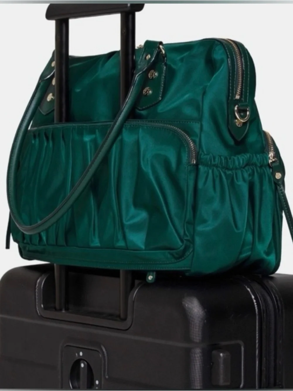NWT MZ Wallace Large Gramercy Satchel in Magnet Air